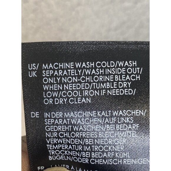 Liverpool Womens High Rise Denim Skirt‎ Front Side Slit Fray Hem Size 4/27 - Picture 10 of 12